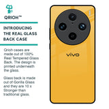 Fluorescent Yellow Glass case for Vivo X100 Pro 5G
