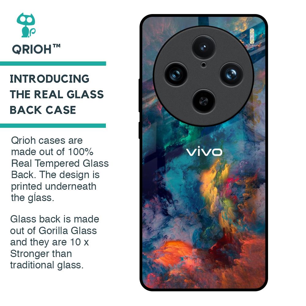 Colored Storm Glass Case for Vivo X100 Pro 5G