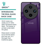 Dark Purple Glass Case for Vivo X100 Pro 5G