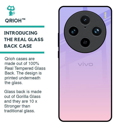 Lavender Gradient Glass Case for Vivo X100 Pro 5G