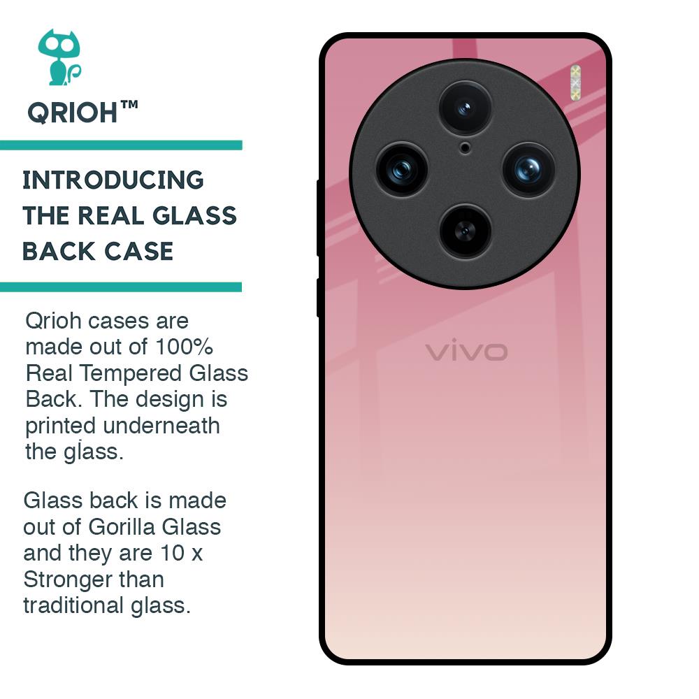 Blooming Pink Glass Case for Vivo X100 Pro 5G