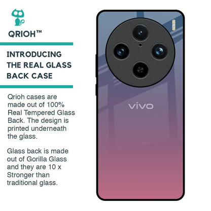 Pastel Gradient Glass Case for Vivo X100 Pro 5G