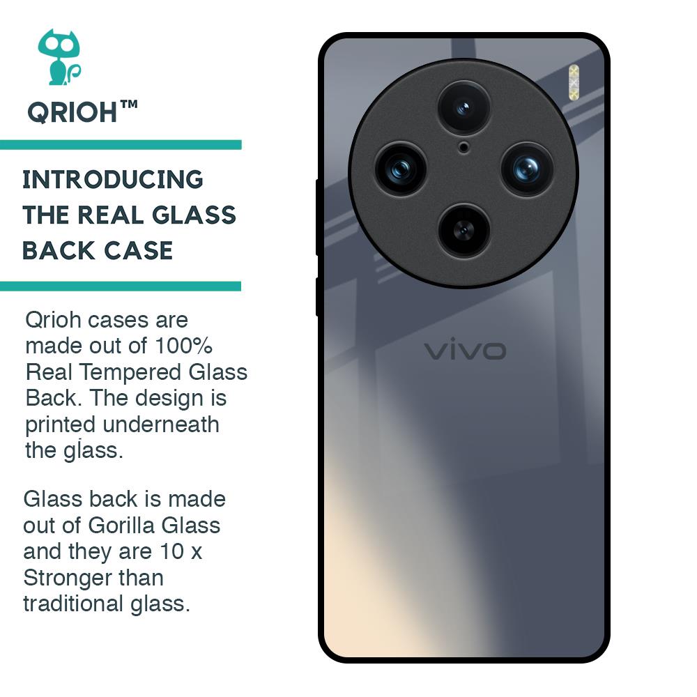 Metallic Gradient Glass Case for Vivo X100 Pro 5G