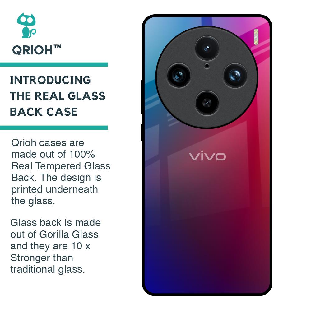 Magical Color Shade Glass Case for Vivo X100 Pro 5G