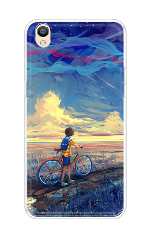 Riding Bicycle to Dreamland OPPO R9 Back Cover