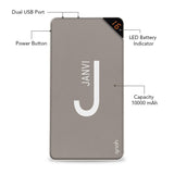 Dusty Silver Customized Power Bank