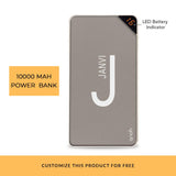 Dusty Silver Customized Power Bank