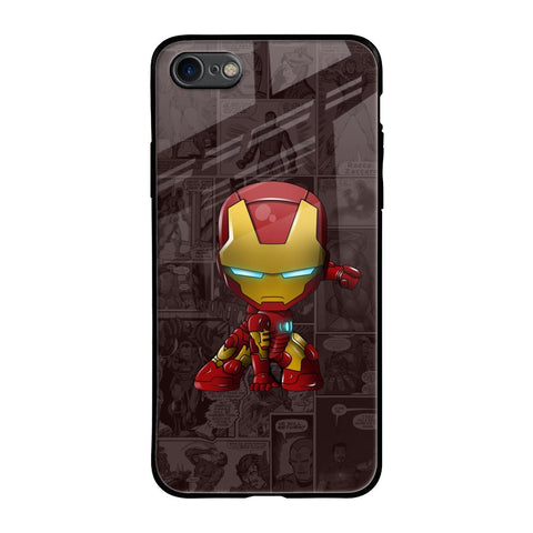 Angry Baby Super Hero iPhone 7 Glass Back Cover Online