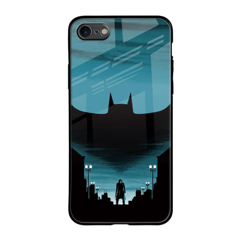Cyan Bat iPhone 7 Glass Back Cover Online