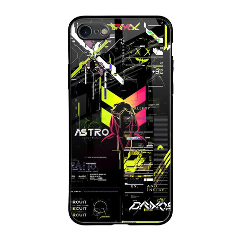 Astro Glitch iPhone 7 Glass Back Cover Online