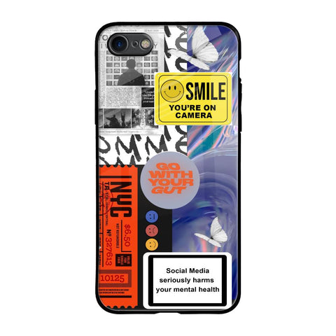 Smile for Camera iPhone 7 Glass Back Cover Online