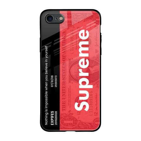 Supreme Ticket iPhone 7 Glass Back Cover Online