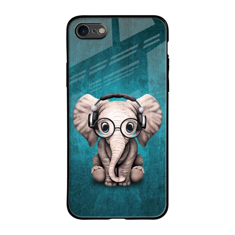 Adorable Baby Elephant iPhone 7 Glass Back Cover Online
