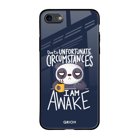 Struggling Panda iPhone 7 Glass Back Cover Online