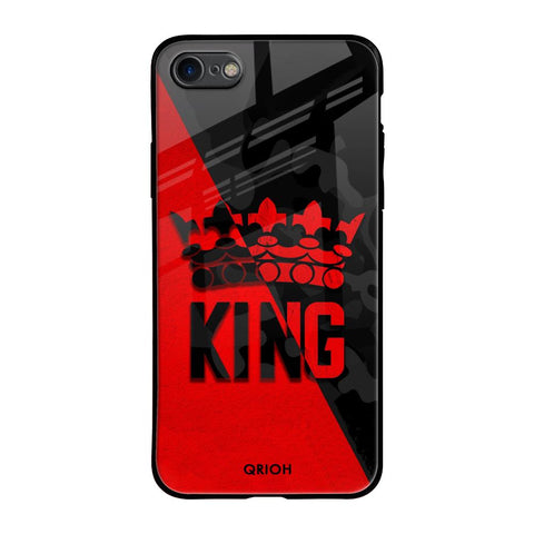 I Am A King iPhone 7 Glass Back Cover Online