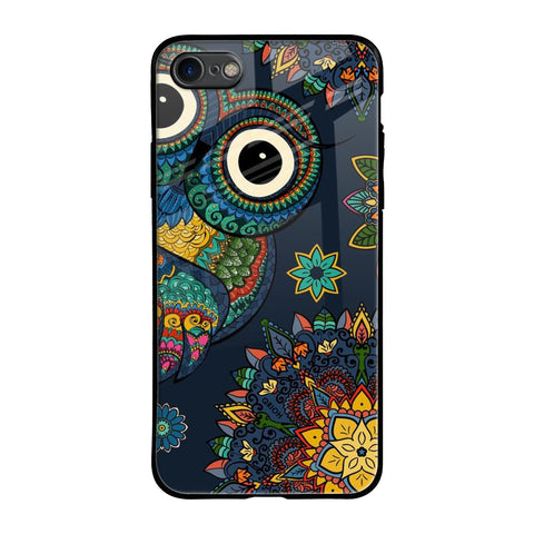 Owl Art iPhone 7 Glass Back Cover Online