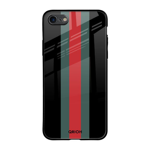 Vertical Stripes iPhone 7 Glass Back Cover Online