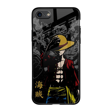 Dark Luffy iPhone 7 Glass Back Cover Online
