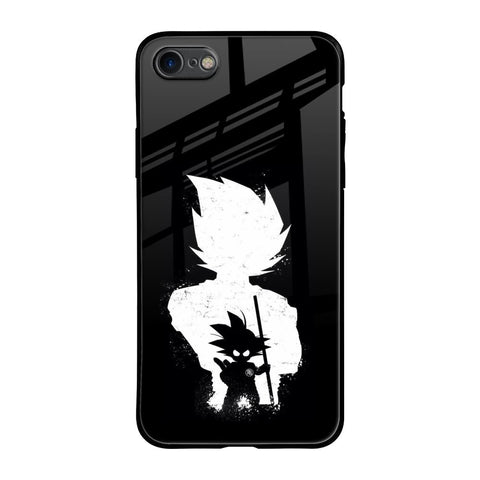 Monochrome Goku iPhone 7 Glass Back Cover Online