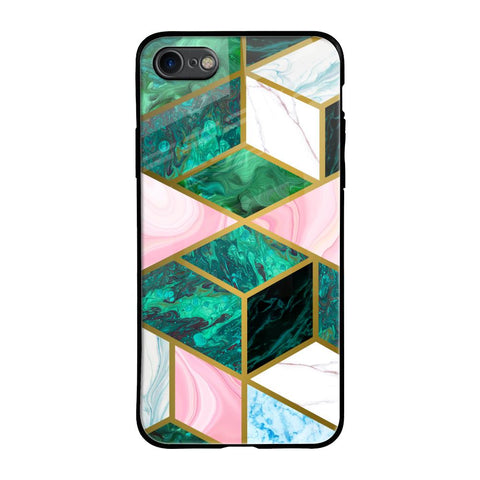 Seamless Green Marble iPhone 7 Glass Back Cover Online