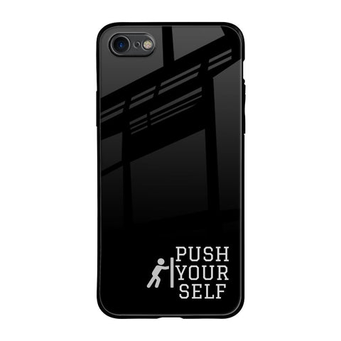 Push Your Self iPhone 7 Glass Back Cover Online