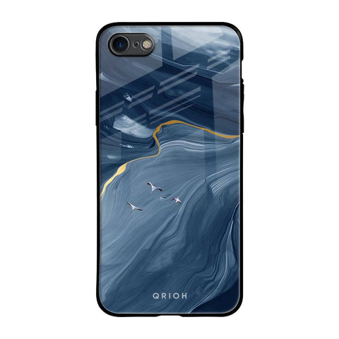 Deep Ocean Marble iPhone 7 Glass Back Cover Online