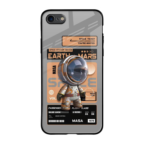 Space Ticket iPhone 7 Glass Back Cover Online