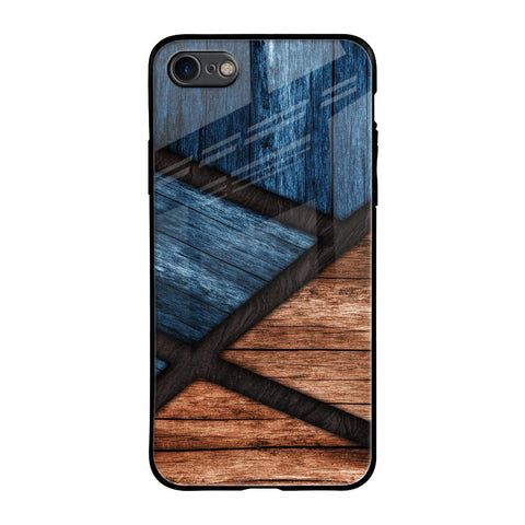 Wooden Tiles iPhone 7 Glass Back Cover Online