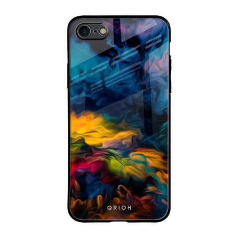 Multicolor Oil Painting iPhone 7 Glass Back Cover Online