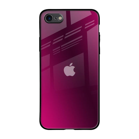 Pink Burst iPhone 7 Glass Back Cover Online