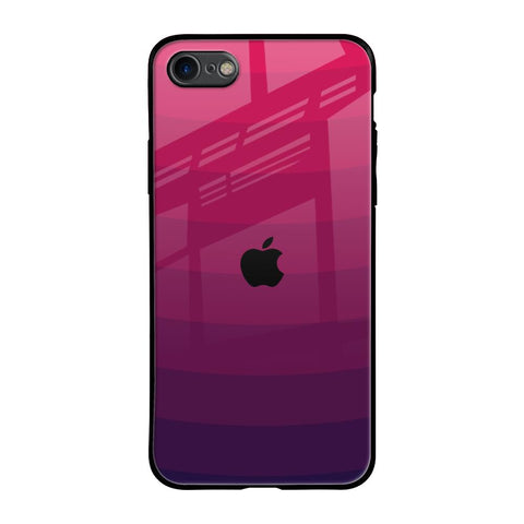 Wavy Pink Pattern iPhone 7 Glass Back Cover Online