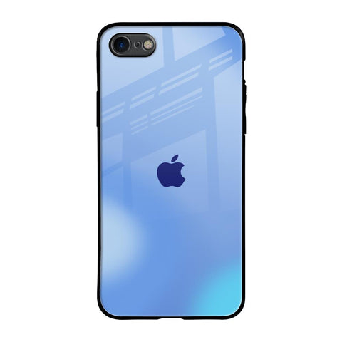 Vibrant Blue Texture iPhone 7 Glass Back Cover Online