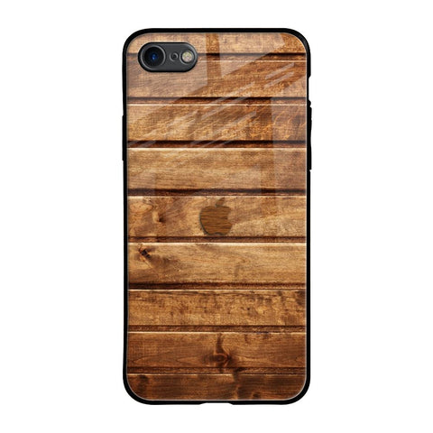 Wooden Planks iPhone 7 Glass Back Cover Online
