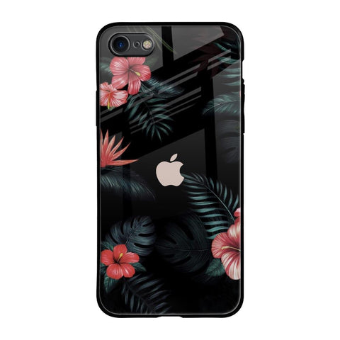 Tropical Art Flower iPhone 7 Glass Back Cover Online