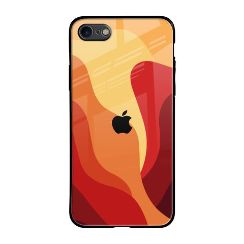 Magma Color Pattern iPhone 7 Glass Back Cover Online