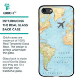 Travel Map Glass Case for iPhone 7