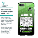 Zoro Wanted Glass Case for iPhone 7