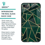 Abstract Green Glass Case For iPhone 7