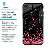 Heart Rain Fall Glass Case For iPhone 7