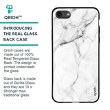 Modern White Marble Glass Case for iPhone 7