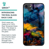 Multicolor Oil Painting Glass Case for iPhone 7