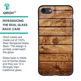 Wooden Planks Glass Case for iPhone 7
