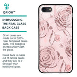Shimmer Roses Glass case for iPhone 7