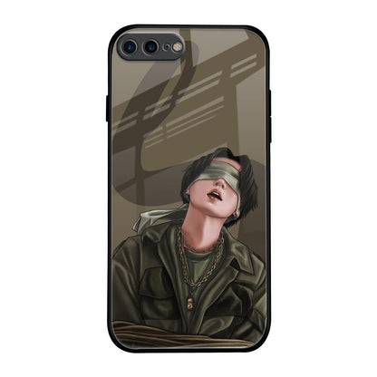 Blind Fold iPhone 7 Plus Glass Back Cover Online