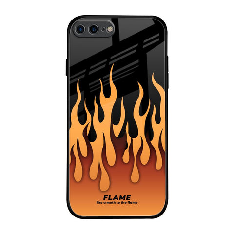 Fire Flame iPhone 7 Plus Glass Back Cover Online