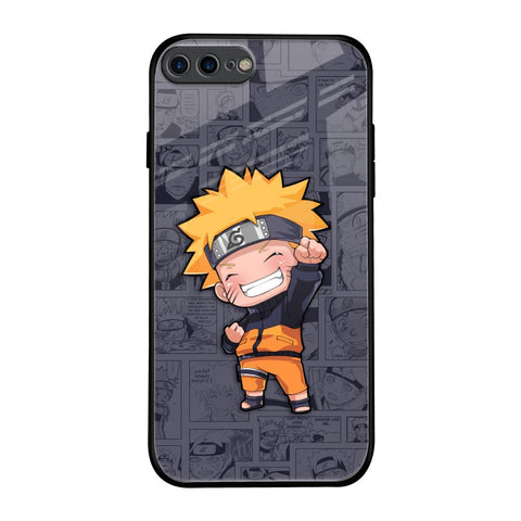 Orange Chubby iPhone 7 Plus Glass Back Cover Online