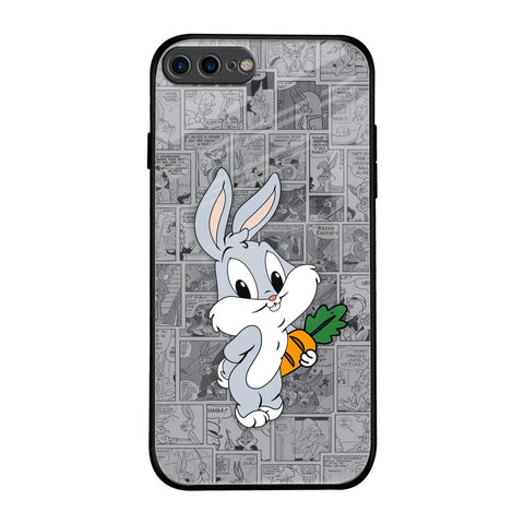Cute Baby Bunny iPhone 7 Plus Glass Back Cover Online