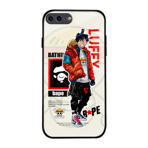 Bape Luffy iPhone 7 Plus Glass Back Cover Online