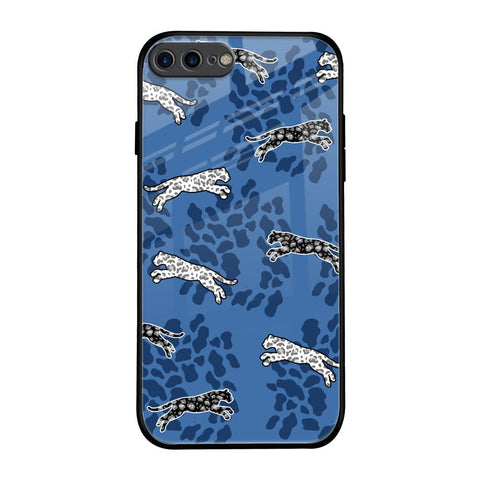 Blue Cheetah iPhone 7 Plus Glass Back Cover Online