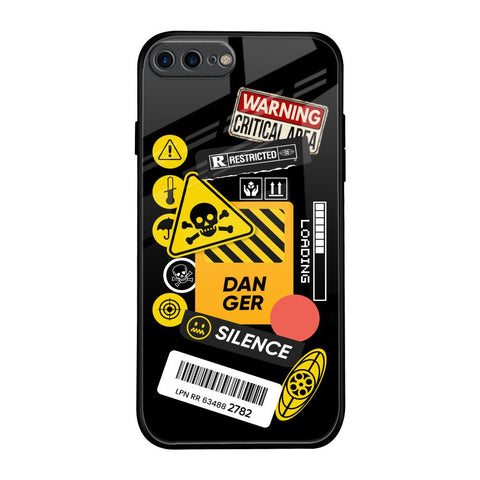 Danger Signs iPhone 7 Plus Glass Back Cover Online